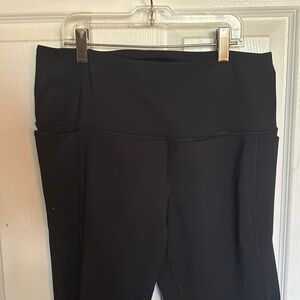 Spyder black sport leggings. Size Large